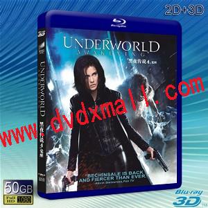(3D+2D) 黑夜傳說4:覺醒/ 決戰異世界:未來復蘇Underworld: Awakening  -藍光影片50G