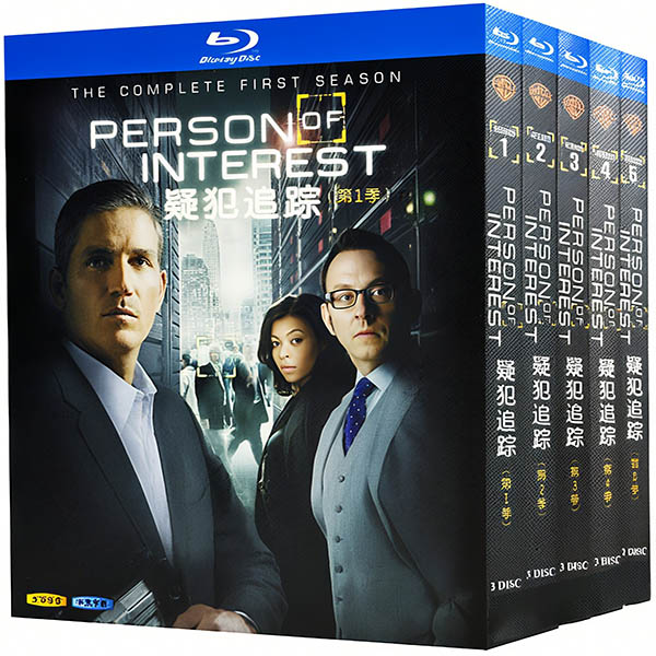 疑犯追蹤 第1-5季 Person of Interest S1-S5 藍光25G 14碟W