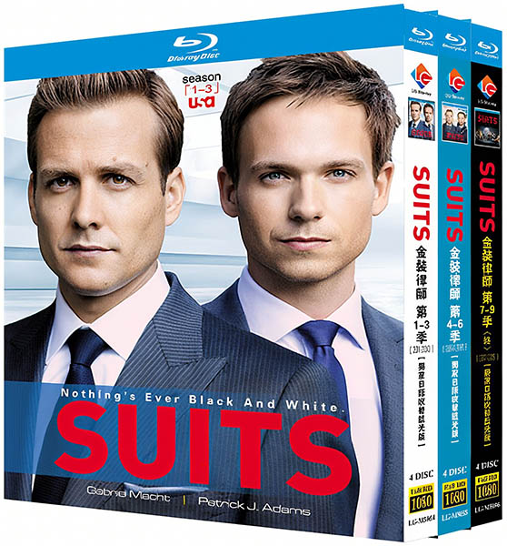 金裝律師 第1-9季 Suits S1-S9 藍光25G 12碟L